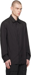 Balmain Black Button Shirt