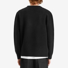 Róhe Men's Boiled Wool Jumper in Black