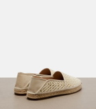 Manolo Blahnik Espadra raffia-effect espadrilles