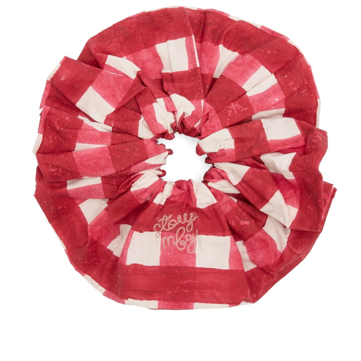 Photo: Story mfg. Women's Scrunchie in Red Chunky Gingham 