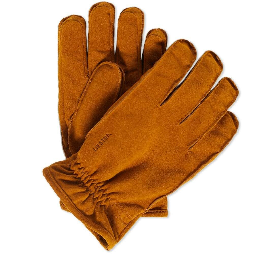 Photo: Hestra Men's Viljar Vegan Nubuck Glove in Brown