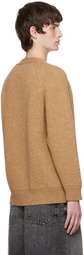 Meryll Rogge Brown Double-Faced Cardigan