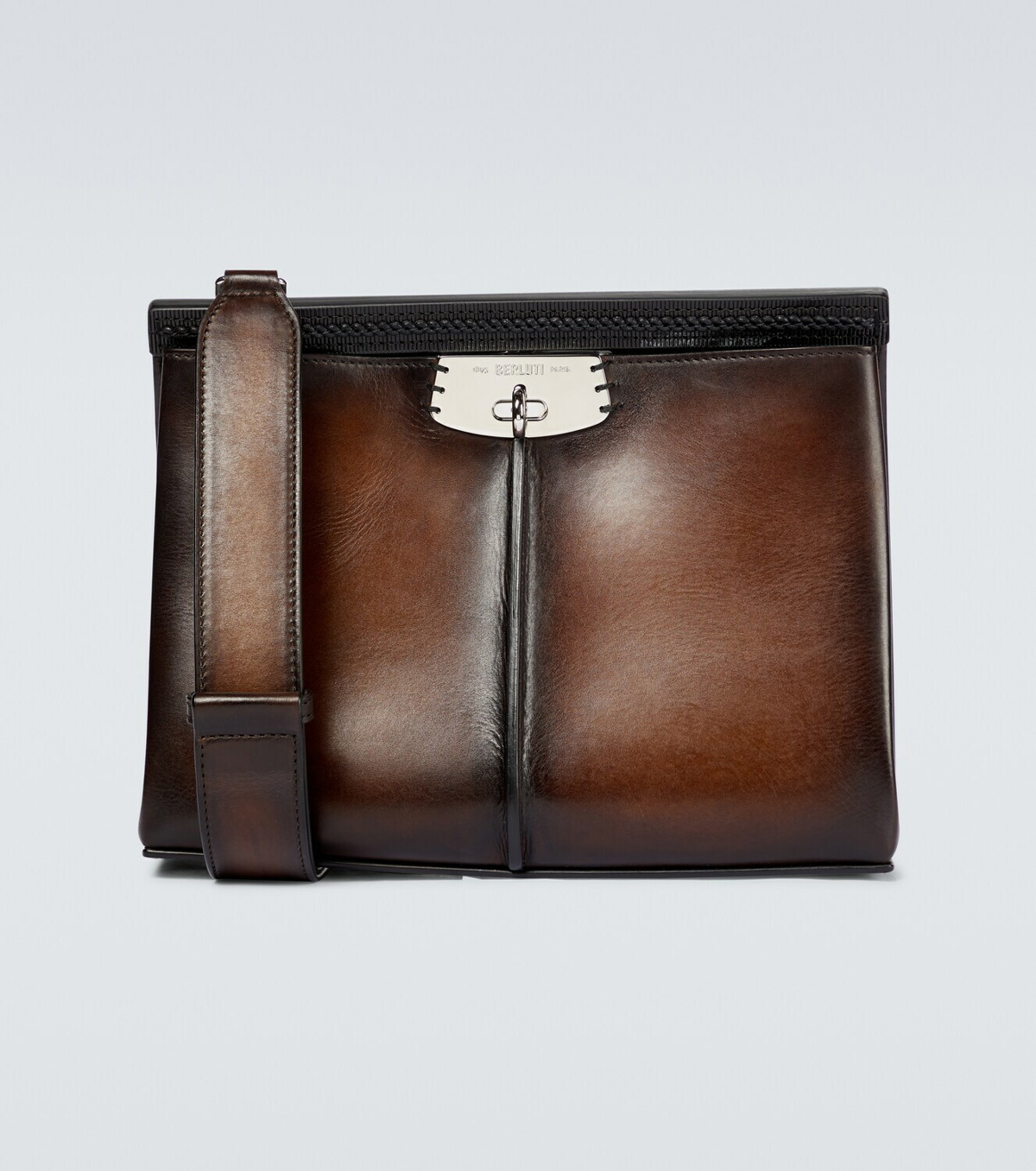 Balade Leather Messenger Bag in Brown - Berluti
