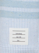 THOM BROWNE - Cotton & Silk Sweat Shorts W/bars