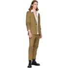 Ann Demeulemeester Tan Cotton Rini Trousers