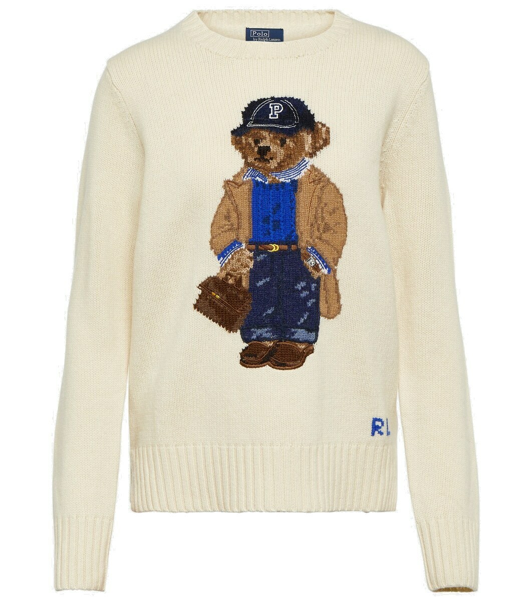 Polo Ralph Lauren Polo Bear wool-blend sweater Polo Ralph Lauren