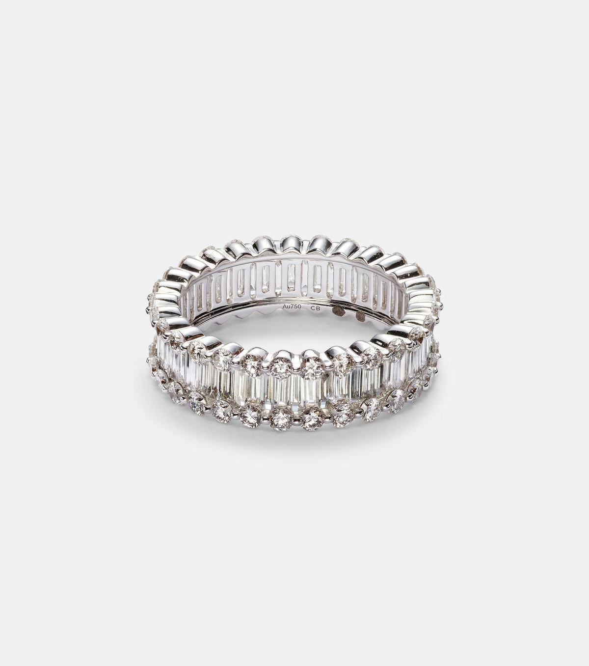 Bucherer Fine Jewellery 18kt white gold ring with diamonds