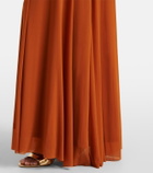 Staud Alessandra halterneck maxi dress