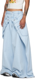 LU'U DAN Blue CLOT Edition MAXI X MAXI X MAXI Jeans