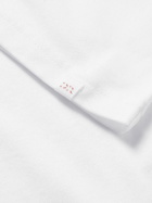 Derek Rose - Ramsay 1 Stretch Cotton and TENCEL-Blend Piqué T-Shirt - White