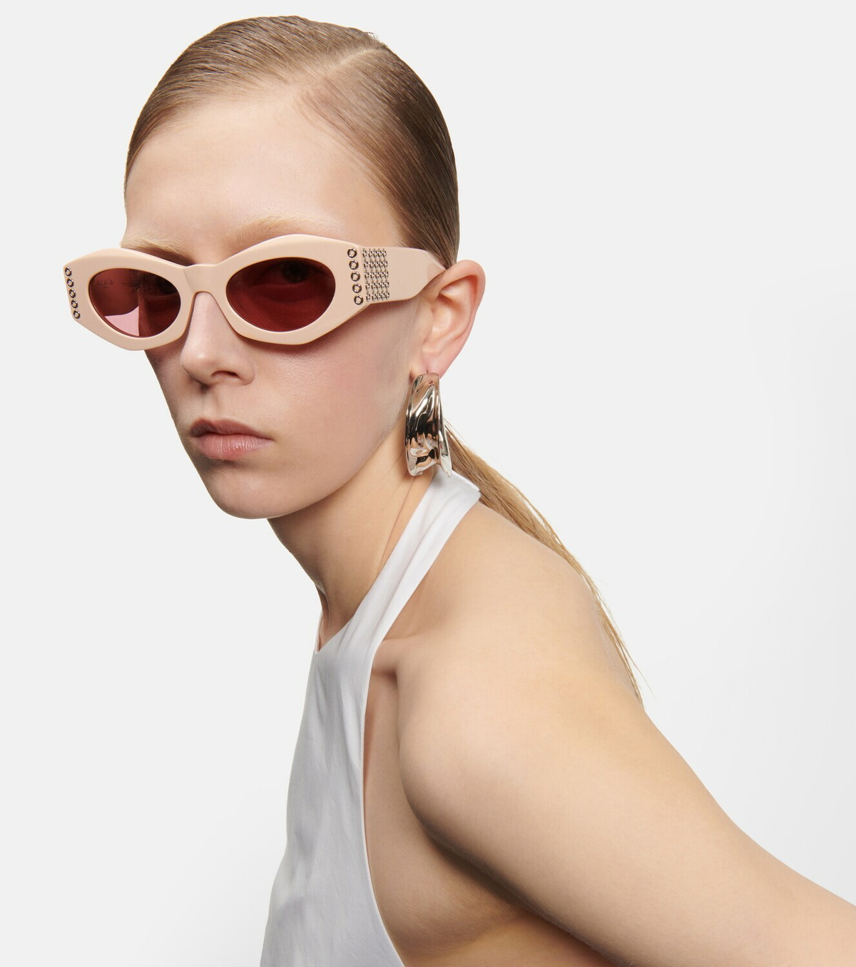 【関税&送料込】Alaia Occhiali Da Sole Oval 79 Oval sunglasses