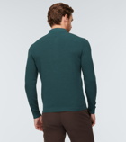 Loro Piana - Zip Ridge wool and silk polo sweater