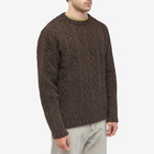 Our Legacy Men's Toddler Popover Sweater in Welsh Black Chain Knit