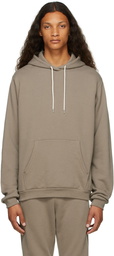 John Elliott Khaki Beach Hoodie