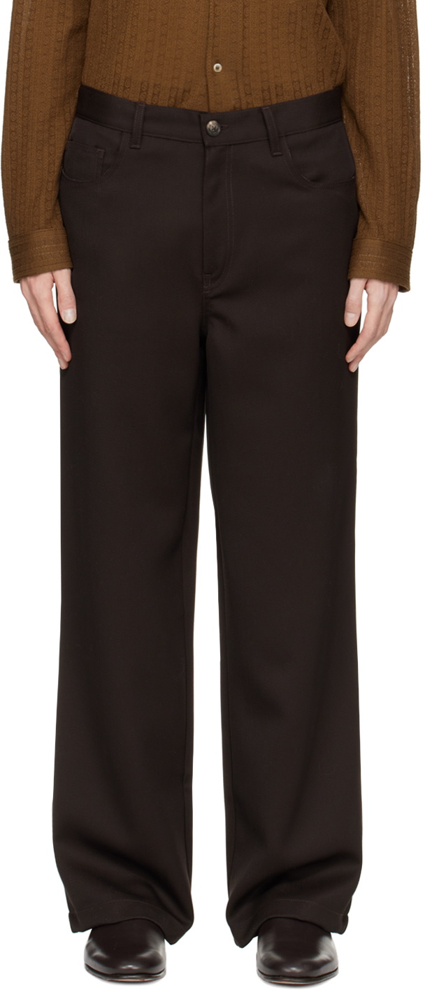 ASOS DESIGN high waist slim smart pants with front split in stone | ASOS