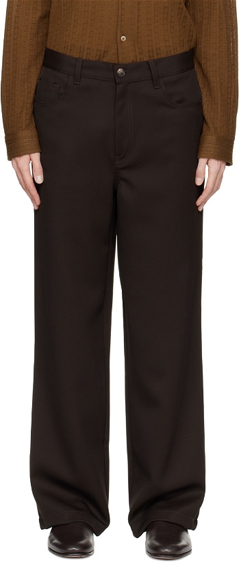 Photo: CMMN SWDN Brown Jackson Trousers