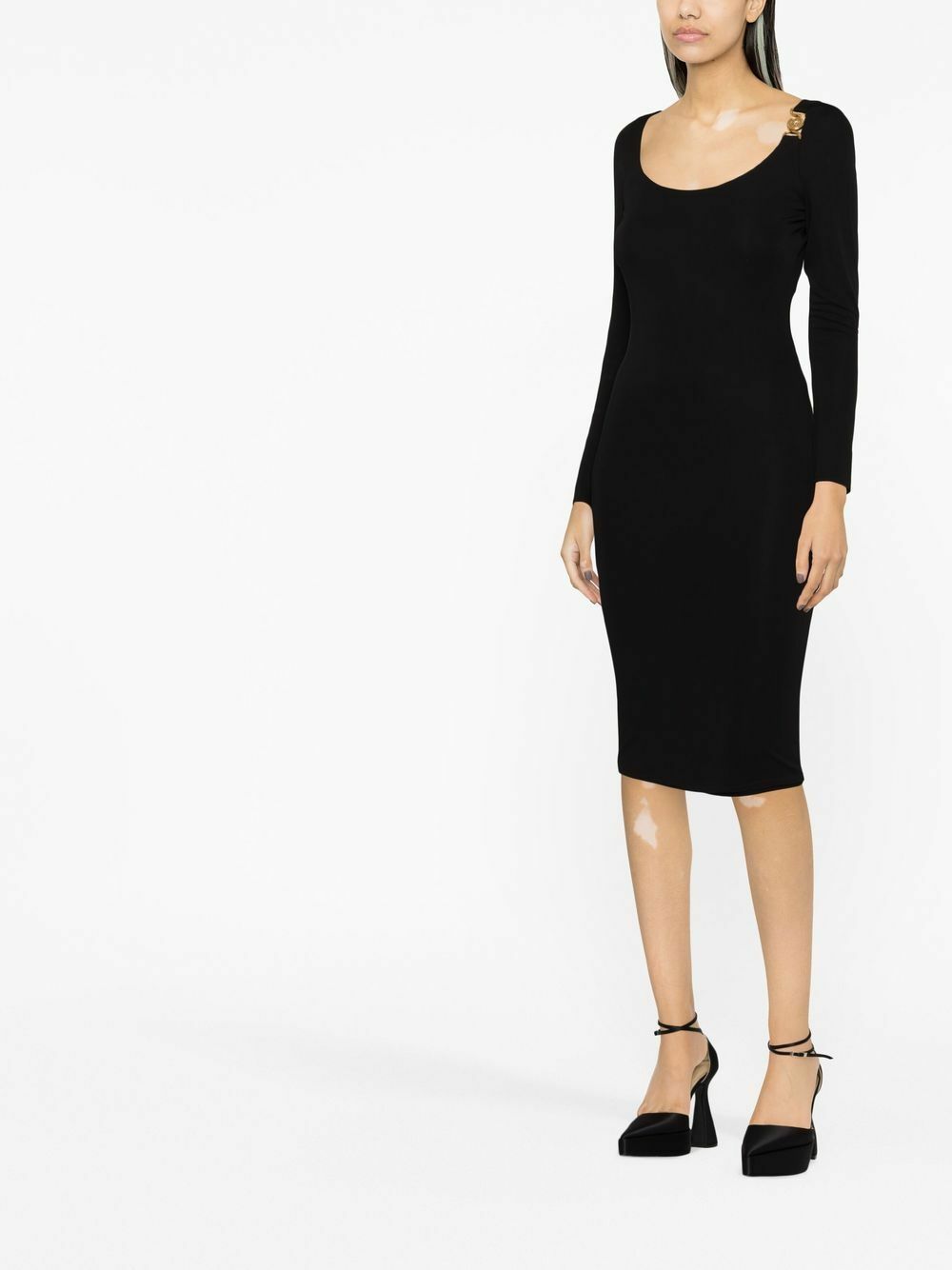 Versace Blue Midi Dress