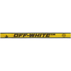 Off-White Yellow and Black Mini Hybrid Industrial Belt