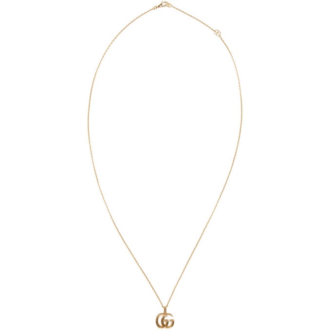 Photo: Gucci Gold GG Running Necklace
