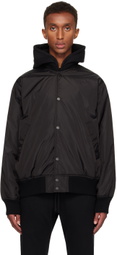Reigning Champ Black ECONYL Satin Nylon Stadium Jacket