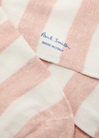 Paul Smith Barry Striped Linen-blend Socks - Pink - One Size