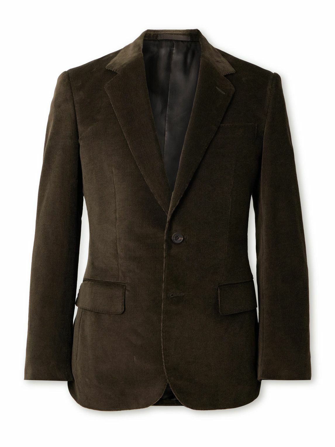Kingsman - Slim-Fit Cotton-Blend Corduroy Blazer - Brown