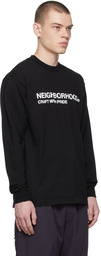 Neighborhood Black ID Long Sleeve T-Shirt