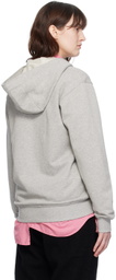 Comme des Garçons Shirt Gray Lacoste Edition Hoodie