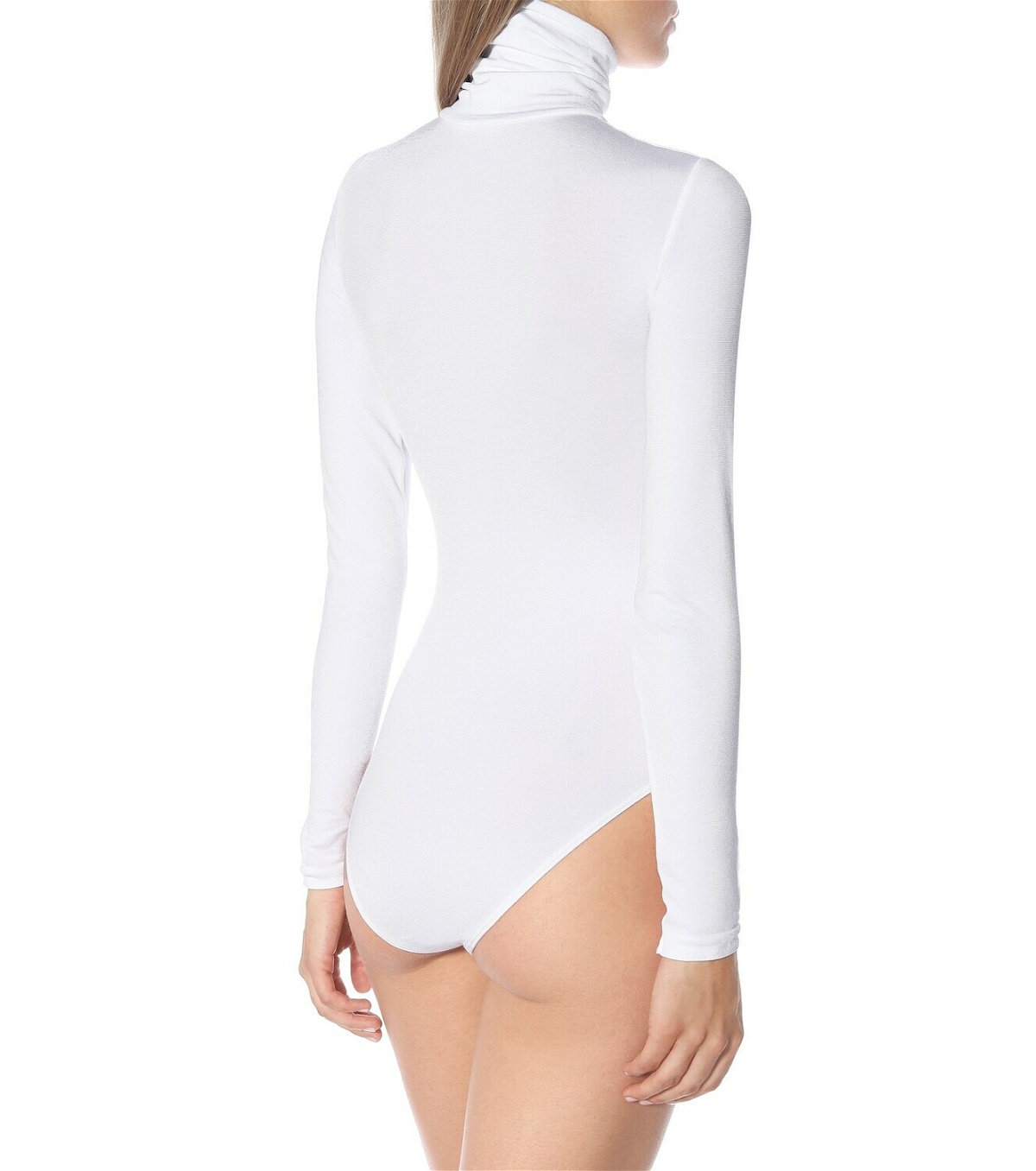 Womens Wolford white Cotton-Blend Shirt Bodysuit
