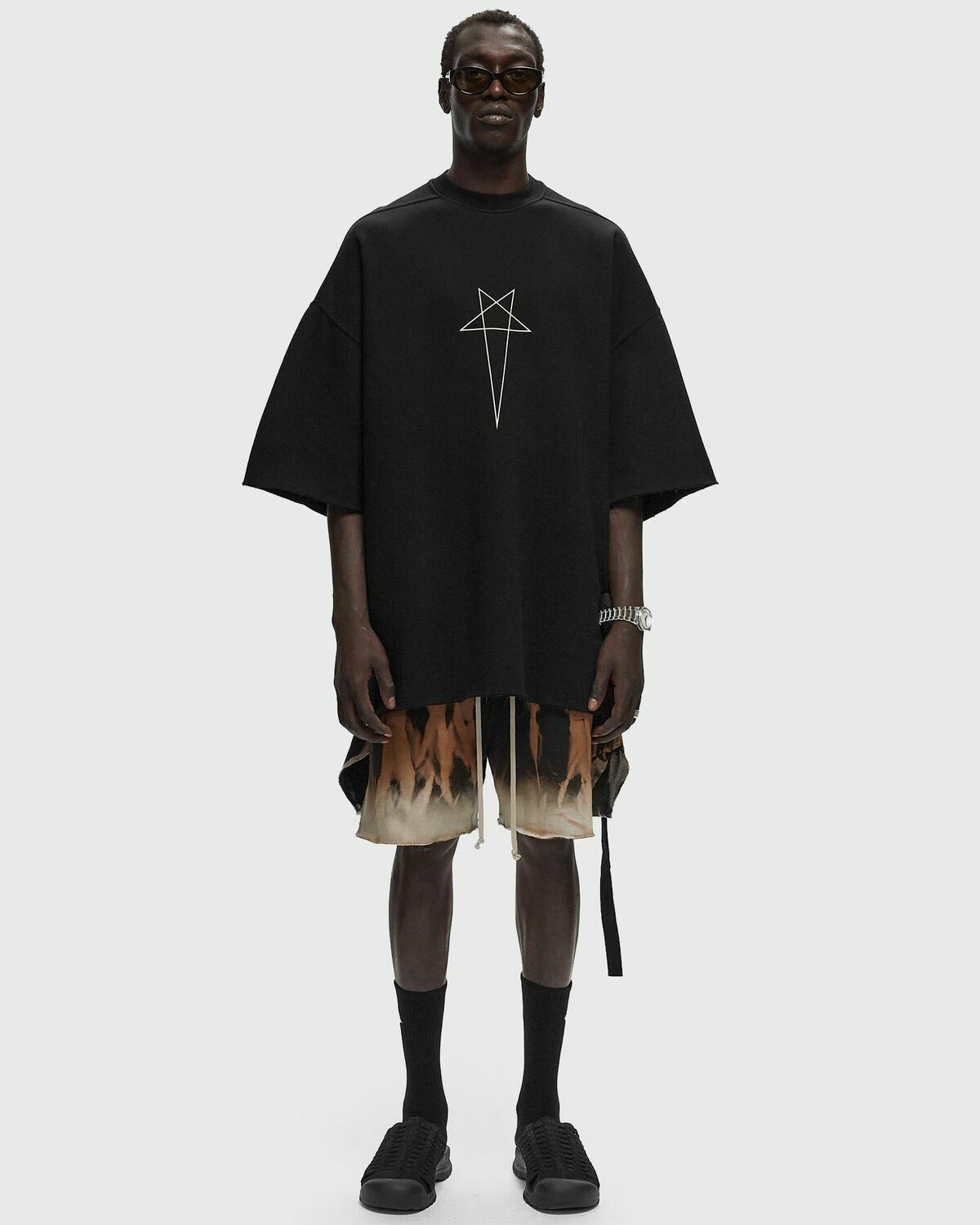 Rick Owens Drkshdw Knit Sweat Pants Long Boxers Black Casual