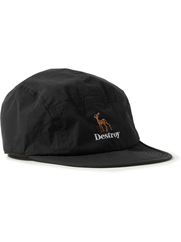 Photo: UNDERCOVER - Embroidered Cotton and Nylon-Blend Baseball Cap