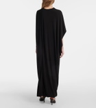 Stella McCartney Caped ruched gown