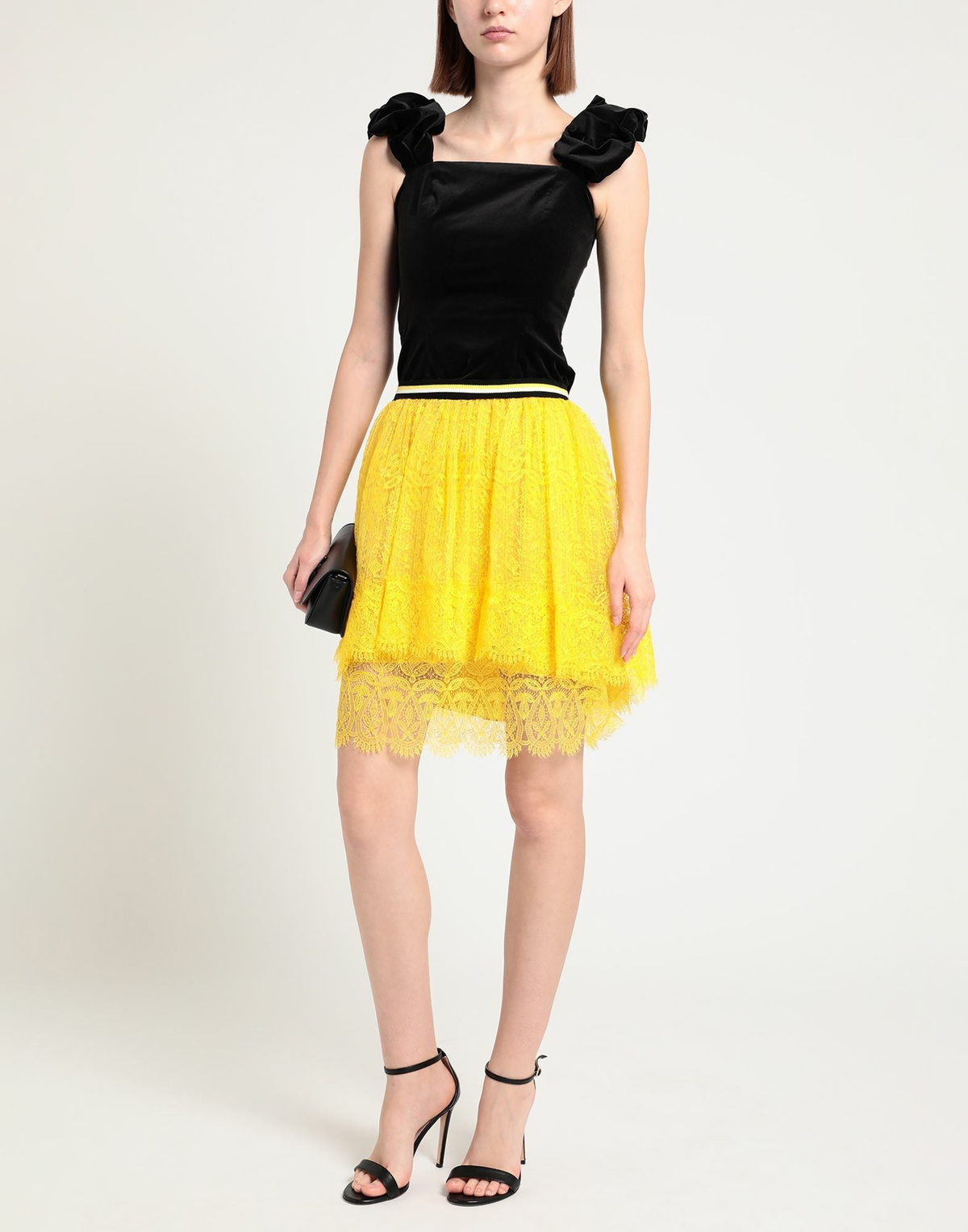 Ermanno Scervino Womens Mini skirt in Yellow