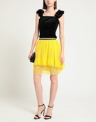 Ermanno Scervino Womens Mini skirt in Yellow