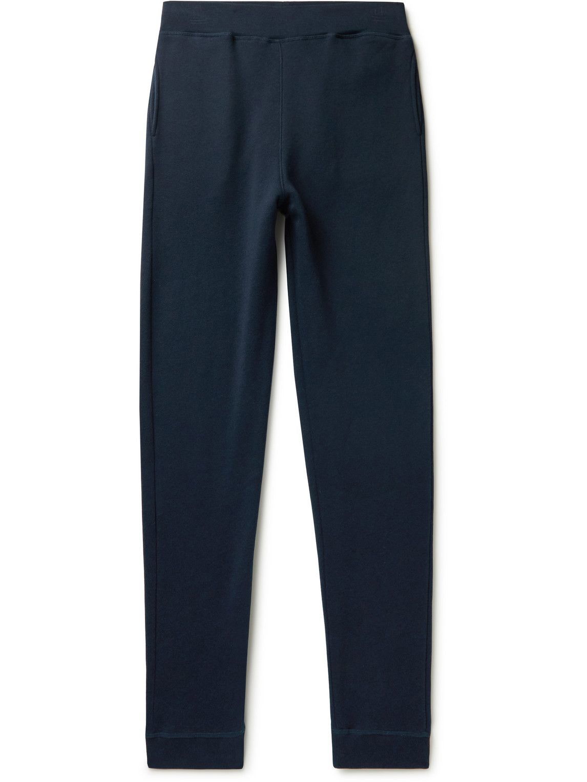 Photo: Schiesser - Vincent Tapered Organic Cotton and Lyocell-Blend Jersey Sweatpants - Blue