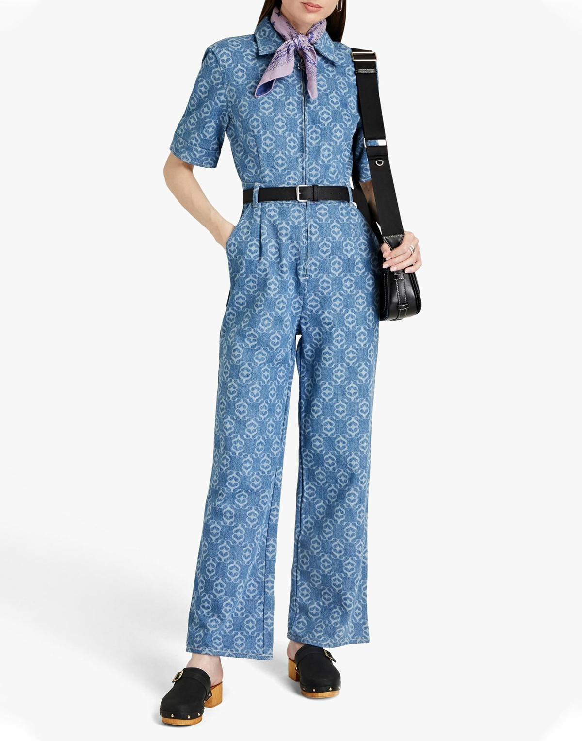 Sandro Womens Jumpsuit in Blue