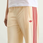 Adidas Women's Firebird Loose Track Pant in Warm Vanilla/Team Victory Red