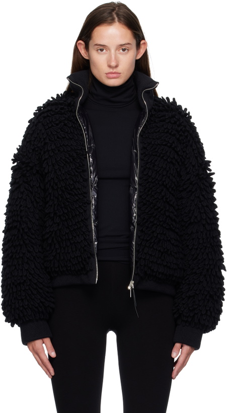 Photo: Moncler Genius Moncler x EE72 Black Cardigan Down Jacket