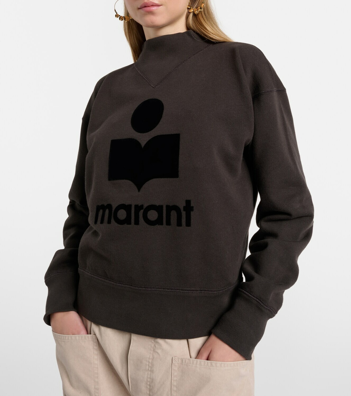 Marant Etoile Moby logo cotton-blend sweatshirt