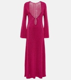 Dodo Bar Or Metallic knit maxi dress