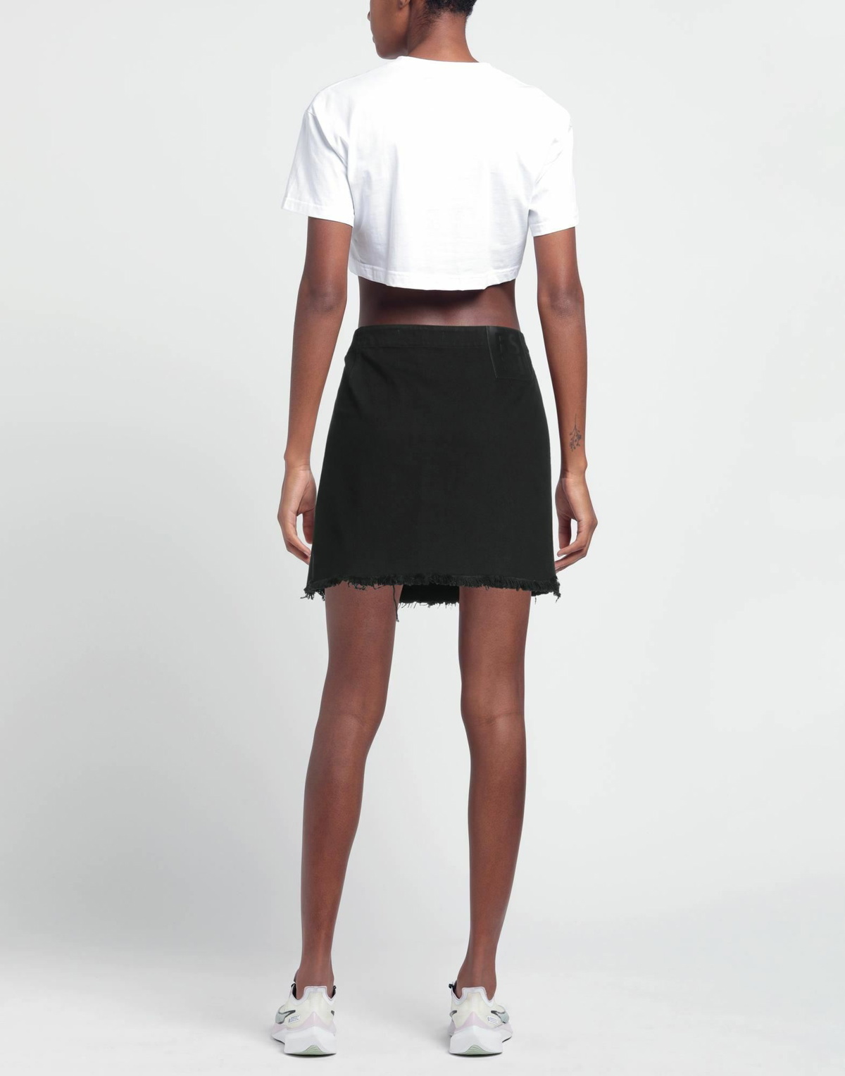Raf Simons Womens Denim skirt in Black