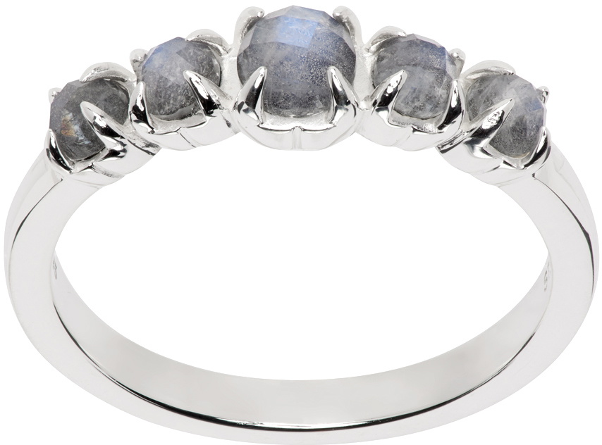 Stolen Girlfriends Club Silver Halo Cluster Ring