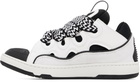 Lanvin White Curb Sneakers