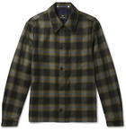 PS by Paul Smith - Checked Wool-Blend Shirt Jacket - Men - Brown