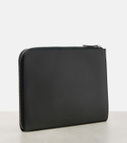 The Row Portfolio leather pouch