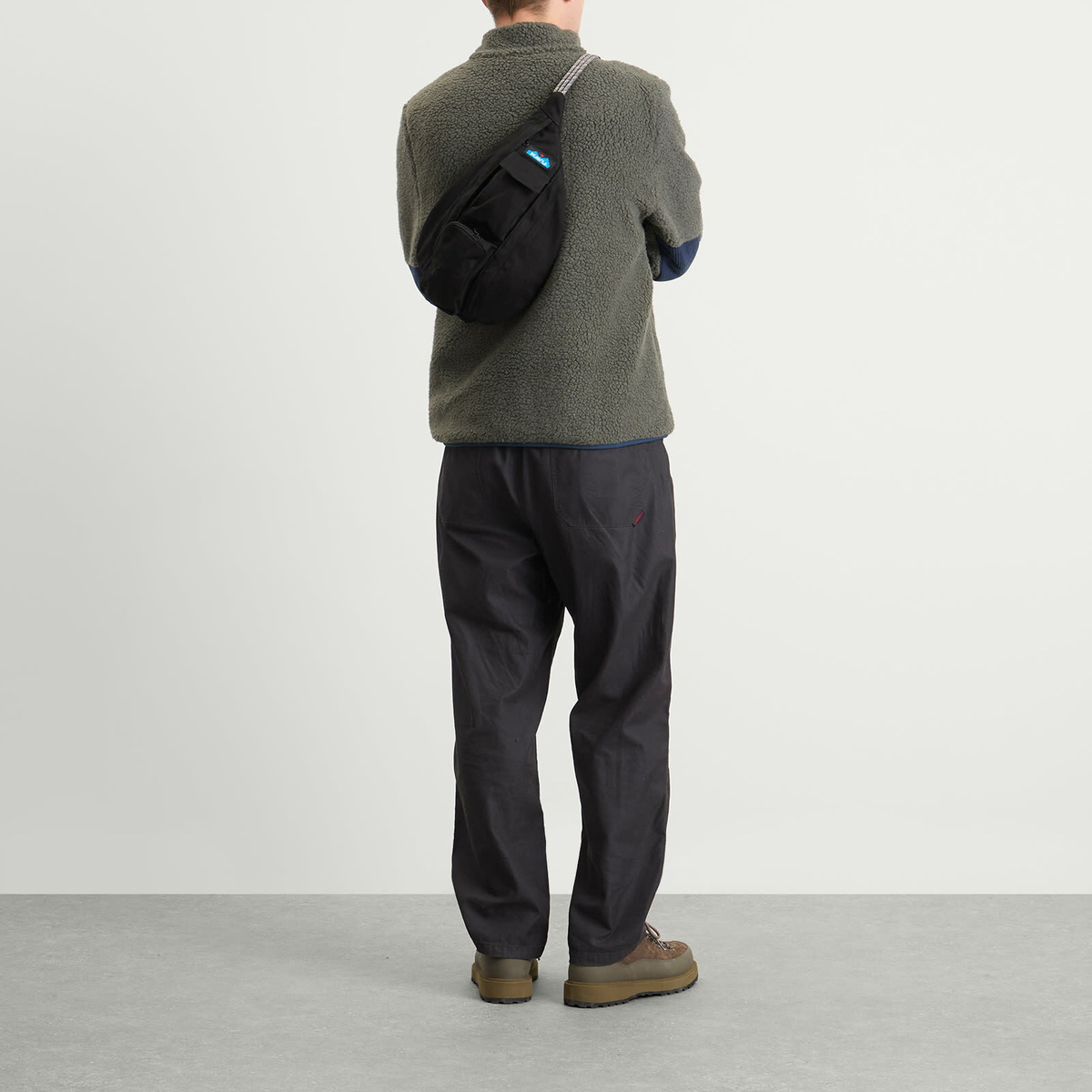 KAVU Men's Mini Rope Bag in Black 