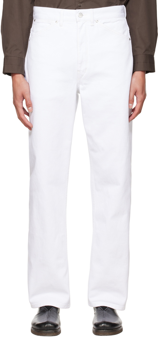 Lemaire White Seamless Jeans Lemaire