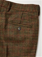 Tod's - Houndstooth Shetland Wool Trousers - Brown