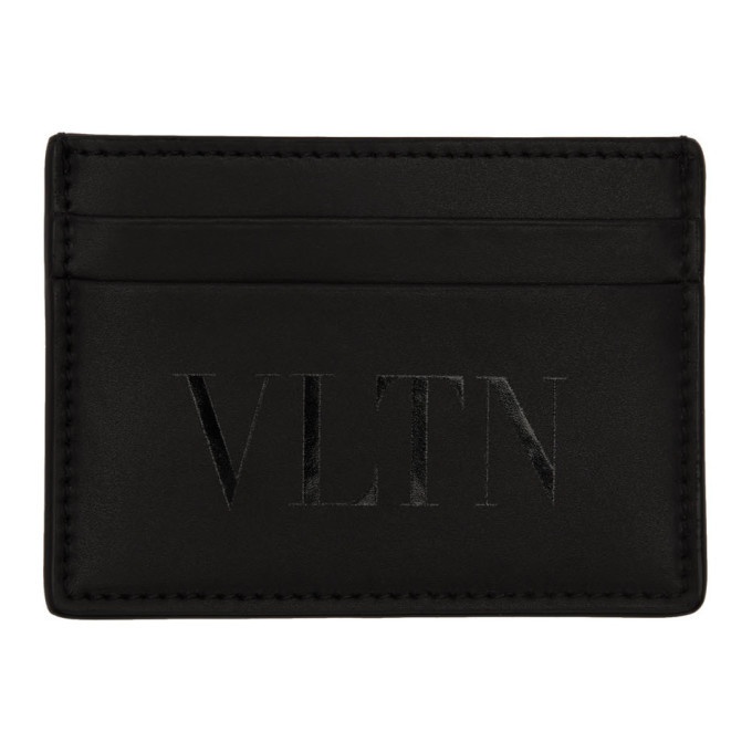 Photo: Valentino Black Valentino Garavani VLTN Card Holder