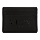 Valentino Black Valentino Garavani VLTN Card Holder